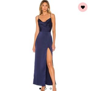 NBD Lilia Gown in Blueberry